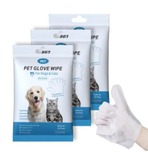 Pet Cleaning Gloves & Wipes – Quick Clean-Up Anywhere