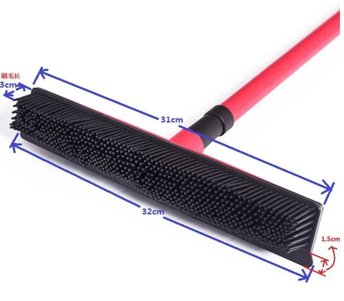 Pet Hair Removal Broom Mop – Effortless Fur Cleanup