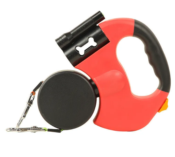 Auto Double Dog Leash – Walk Two Dogs with Total Control