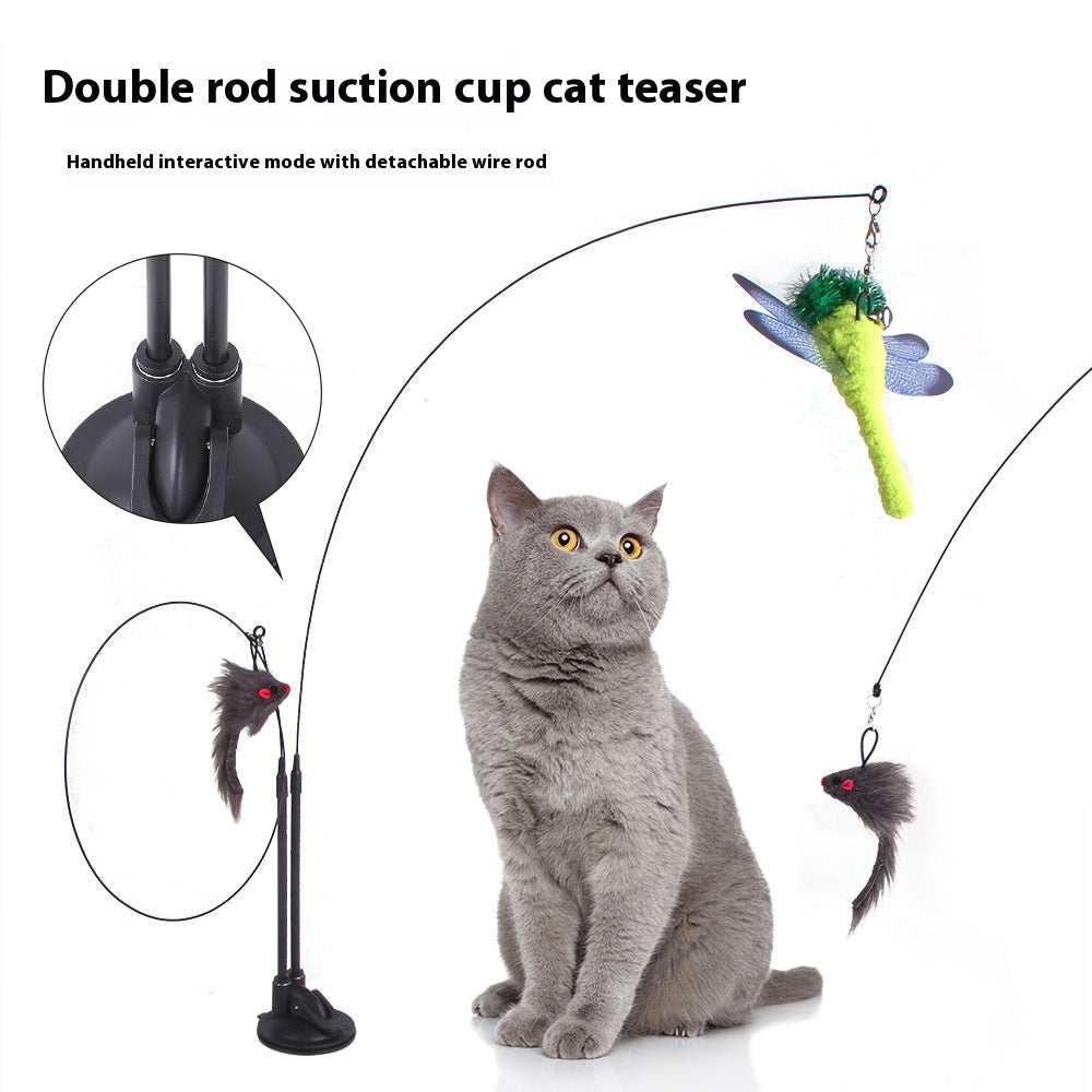 Cat Sucker Teaser Toy – Stick-Anywhere Interactive Play