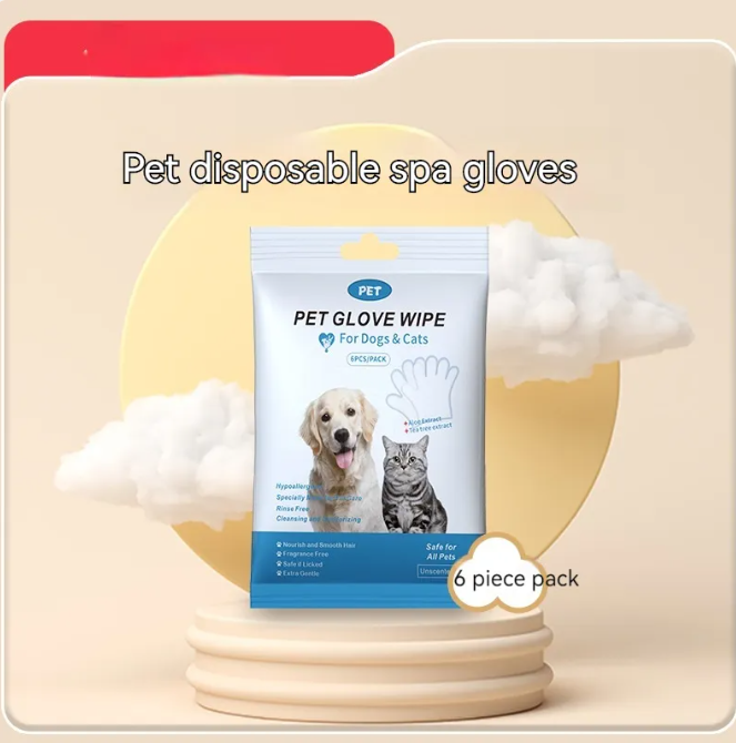 Pet Cleaning Gloves & Wipes – Quick Clean-Up Anywhere