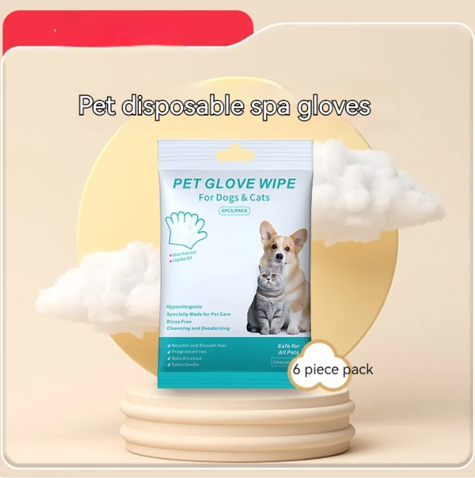 Pet Cleaning Gloves & Wipes – Quick Clean-Up Anywhere